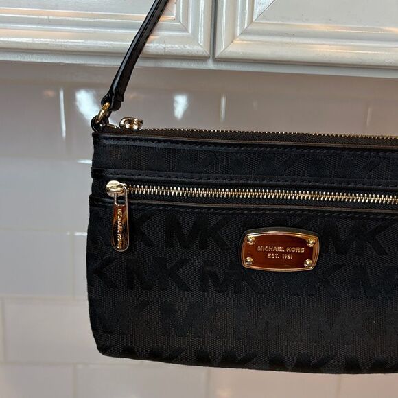 Michael Kors Signature MK Demi Wristlet Mini Bag - Picture 3 of 12